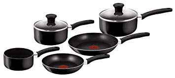 Tefal- Delight Non-stick Aluminium 5piece Pan Pot Fryingpan Skillet Casserole Set