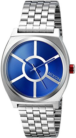 Nixon Men's Time Teller SW, R2D2 Blue Stainless Steel Bracelet Watch