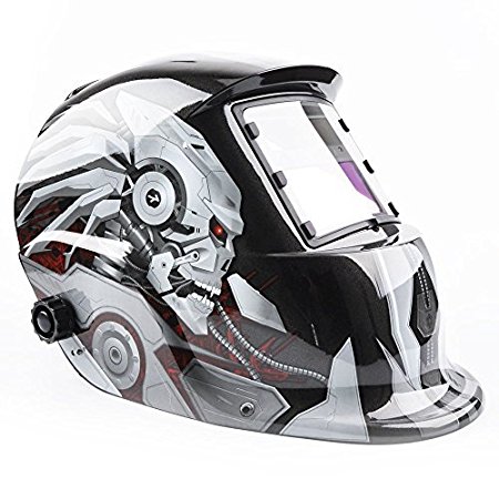 Solar Auto Darkening Welding Helmet - Arc Gouging & Plasma Cutting Welder Mask (Transformers)