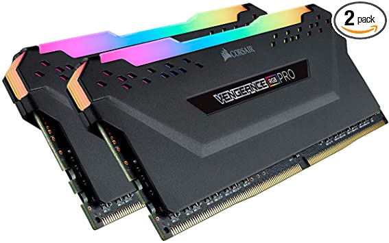 CORSAIR VENGEANCE RGB PRO 16GB (2x8GB) DDR4 4000MHz C19 LED Desktop Memory - Black