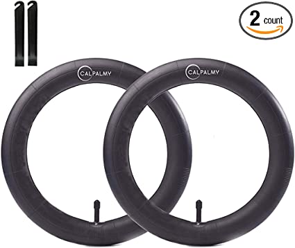 CALPALMY (2 Pack) 12" x 1.75/1.95/2.125" Kids Bike Replacement Inner Tubes - Inner Tube Replacement with 32mm Schrader Valve Compatible with Schwinn Roadster Tricycle and Steerable Kids Bike and More