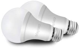 MayJazz Led Lights 2 Pack A21 3-Way Daylight 5000k Lamp,6/14/20W (50/100/150W Equivalent) 500/1600/2100Lm E26 Base Led Bulb