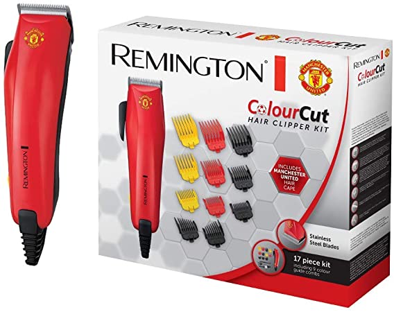 Remington HC5038 hair trimmers/clipper Red HC5038, Red, 1.5 mm, 2.5 cm, Stainless steel, AC