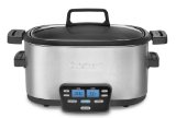 Cuisinart MSC-600 3-In-1 Cook Central 6-Quart Multi-Cooker Slow Cooker BrownSaute Steamer