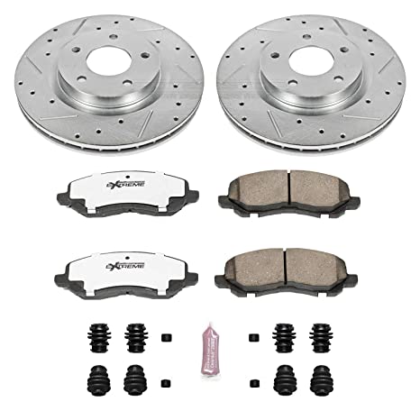 Power Stop K3032-26 Front Z26 Street Warrior Brake Kit Chrysler Dodge Jeep Mitsubishi