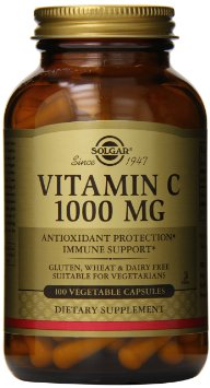 Solgar Vitamin C Vegetable Capsules 1000 Mg 100 Count