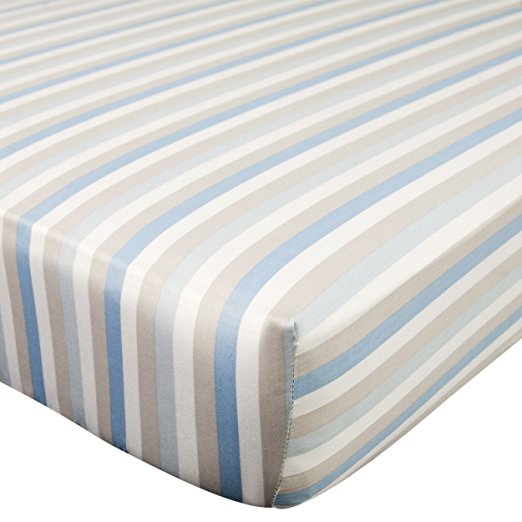 Carter's Crib Fitted Sheet, Boy Stripe