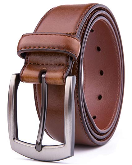 Mens Genuine Leather Belts, Handmade, 40MM & 35MM Width Strap - Design for Dress & Casual