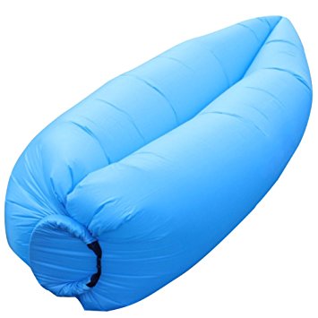 Blivener Outdoor Fast Inflatable Beauty and The Beast Hangout Air Sleep Camping Bed Beach Sofa Lounge Summer Camping