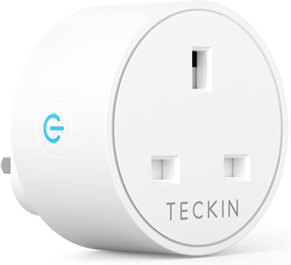 TECKIN Smart Plug 13A Mini WiFi Outlet Works with Amazon Alexa, Google Home, Wireless Socket Remote Control Timer No Hub Required