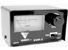 VANCO CB SWR METER 10/100 Power Scale Switch SWR-3