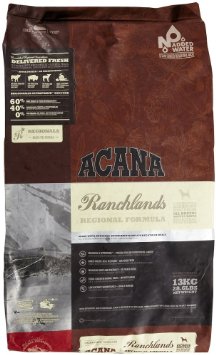 Acana Ranchlands All Life Stages Dry Dog Food Beef - GrainFree 28.6lb