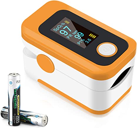 Pulse Oximeter NHS Approved UK, Oxygen Saturation Monitor,Heart Rate Pulse Oximeter, Fingertip Sp02 Blood Oxygen Monitor High Portable Oximeter for Adult Child