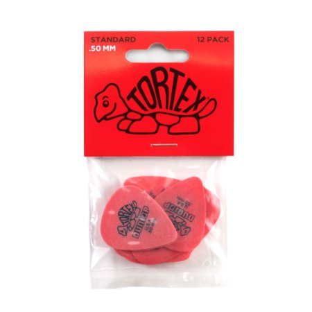 Dunlop 418P50 Tortex Standard Red 50mm 12Players Pack