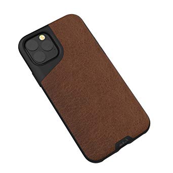 Mous - Protective Case for iPhone 11 Pro - Contour - Brown Leather - No Screen Protector