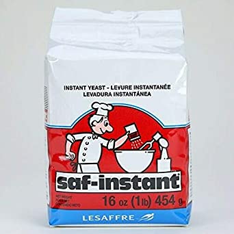SAF-INSTANT YEAST RED LABEL SINGLE 1 lb (16oz) PACKAGE