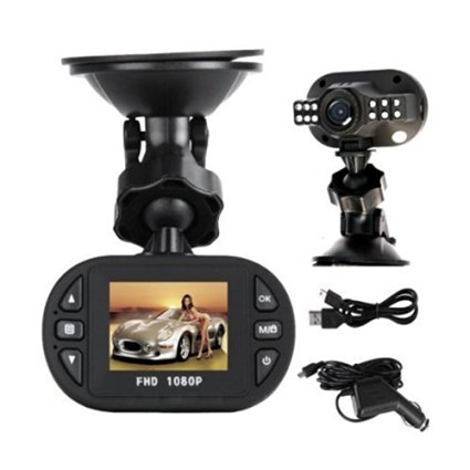 KLAREN Car Black Box, 2.7 inch 1080P FHD Car DVR Road Dash Digital Video Recorder Car Camera Camcorder with Night Vision and Motion Detection / G-Sensor