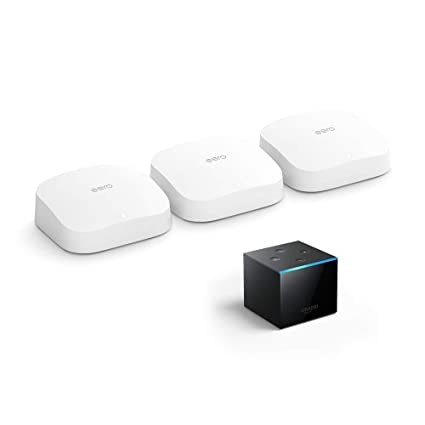 Introducing eero Pro 6 mesh wifi system bundle with Fire TV Cube