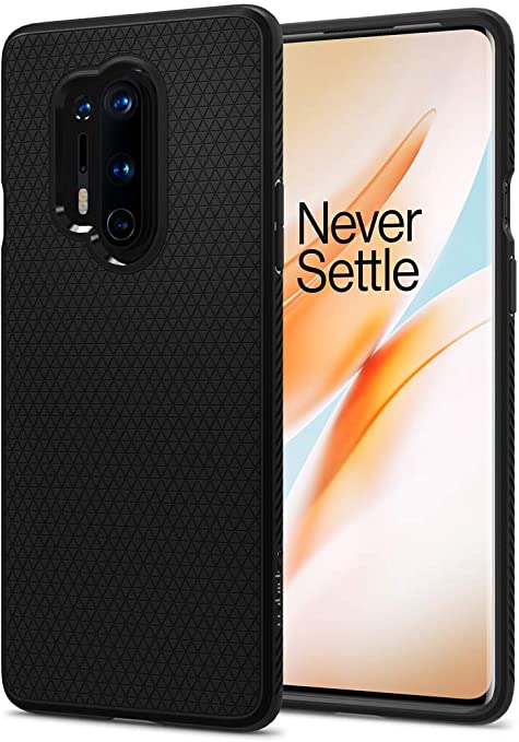 Spigen Liquid Air Armor Designed for OnePlus 8 Pro Case (2020) - Matte Black