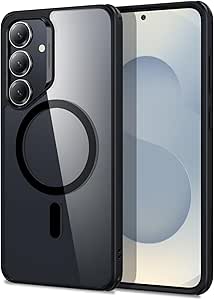 ESR for Samsung Galaxy S25 Plus Case, Compatible with MagSafe, Magnetic Case for Galaxy S25  Plus, Military-Grade Protection, Yellowing Resistant, Classic Series, Clear Black