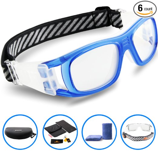 Ponosoon Sports Goggles for Basketball Football Volleyball Hockey Paintball Lacrosse1809