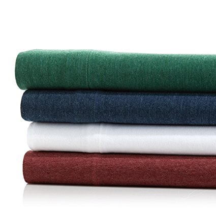 Concierge Collection Easy Care Jersey 4-piece Sheet Set