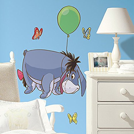 Roommates Rmk1503Gm Eeyore Peel And Stick Giant Wall Decal