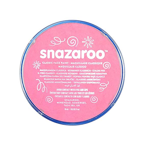 Snazaroo, Pale Pink Classic Face Paint, 18ml, M