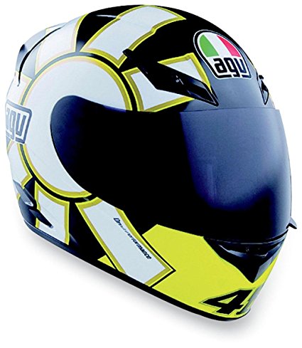 AGV K3 Gothic Full Face Motorcycle Helmet (Multicolor, Large)