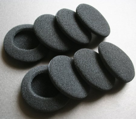 33Malls 4 Pack Replacement Earpad Foam Sponge Cover for Headphone(40mm 50mm 58mm 65mm 80mm) (40mm 1.5 inch)