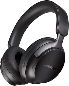 Bose QuietComfort Ultra Wireless Noise Cancelling Headphones with Spatial Audio, Black (Renewed Premium)