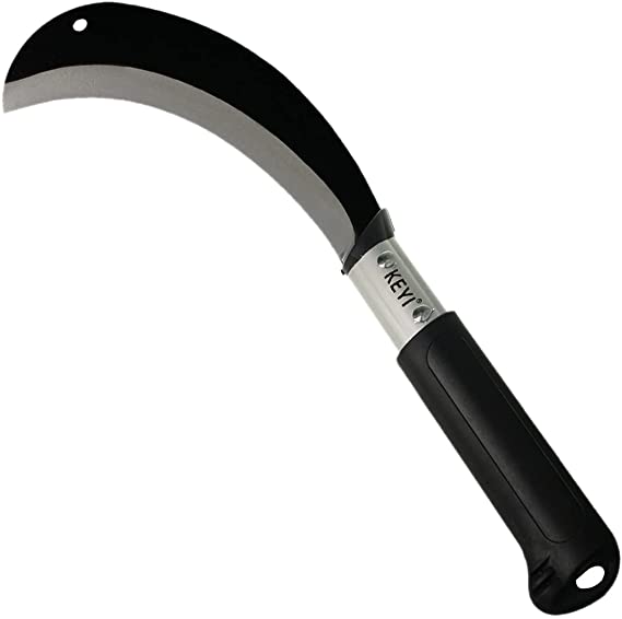 Aluminum Handle Billhook Sickle Machete Knife Carbon Steel Blade Sickle Knife - for Steel Grass,farm, Harvest, Farming,Weedeing Sickle