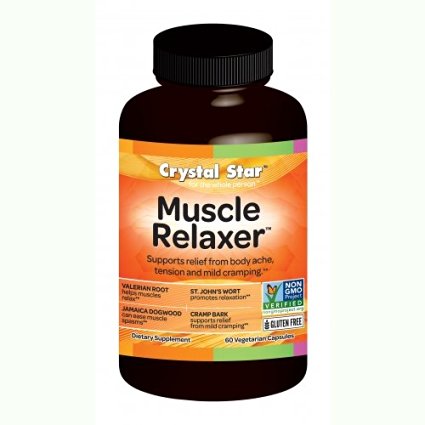 Crystal Star Muscle Relaxer Herbal Supplements, 60 Count