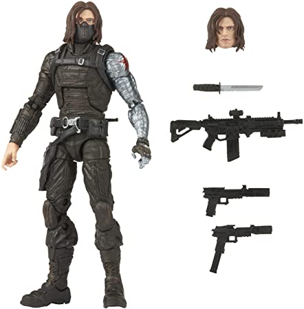 Marvel Legends Series Winter Soldier 6-inch Falcon & The Winter Soldier Disney  Action Figure Toy, 5 Accessories