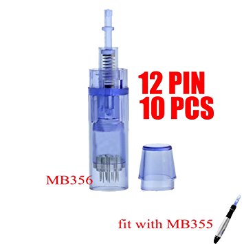 MISSAMMY Electric Dermabrasion Care System -Black PEN (Blue 12pin 10pcs)