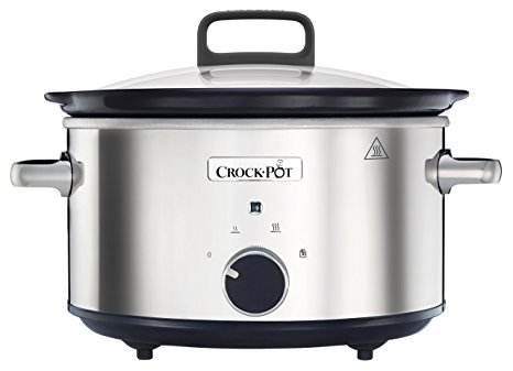 Crock-Pot CSC032 Stainless Steel Slow Cooker, 3.5 Litre
