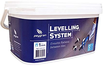Peygran Tile Leveling System Kit 1/8" (3mm): PLIERS/TOOL 100 CLIPS/SPACERS   100 WEDGES. Lippage free tile and stone installation for PROs & DIYs.
