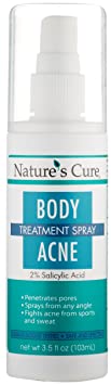 Nature's Cure Body Acne Treatment Spray - 3.5 fl oz