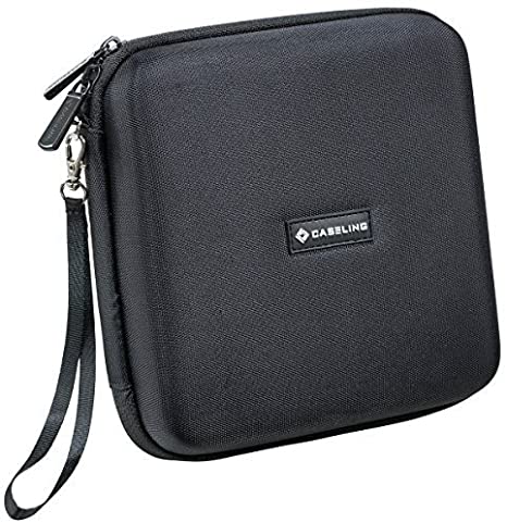 Caseling for Portable External USB DVD CD Blu-ray Rewriter / Writer and Optical Drives Hard Carrying Travel Storage Case Sleeve Bag. – Compatible With: Apple Superdrive, Lg, Samsung, Pioneer, Toshiba, Asus, Buffalo, Hp, Sony, Liteon, Pioneer, Pawtec, Panasonic, Esky, Lenovo, Sanoxy and Much More. - Black