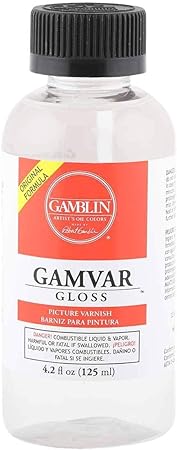 Gamblin Gamvar Picture Varnish,Clear,4.2oz