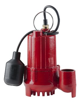 Red Lion RL-SC50T 12-HP 4300-GPH Sump Pump with Tethered Float Switch Cast Iron