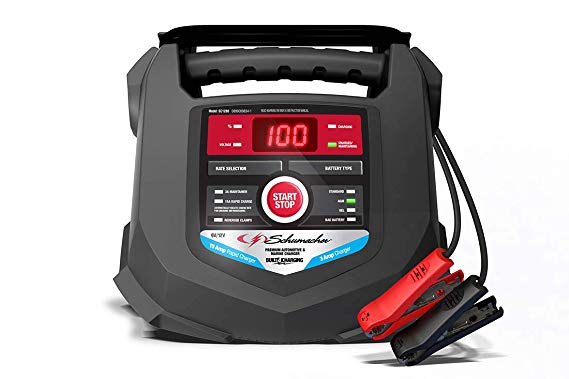 Schumacher SC1280 15 Amp Rapid Charger for Automotive and Marine Batteries