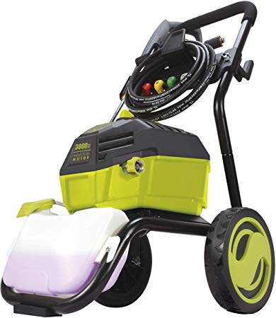 Sun Joe SPX4600 3000 PSI MAX 1.30 GPM High Performance Electric Pressure Washer, Green