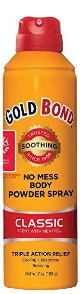 Gold Bond No Mess Spray Powder Classic, 7 Ounce