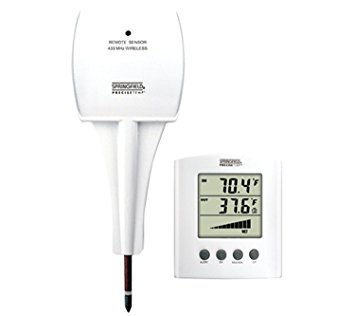 Wireless Temperature Soil and Moisture Meter with Frost Alert