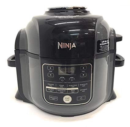 Ninja Foodi Pressure Cooker Family sized Pot fits up to 6 pound roasts and 3 pounds of fries