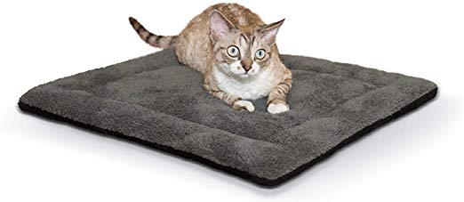 K&H PET PRODUCTS Self-Warming Pet Pad, 21" x 17", Gray/Black