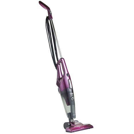 VonHaus 2 in 1 Corded Upright Stick & Handheld Vacuum Cleaner with HEPA Filtration - Includes Brush Accessories & Crevice Tool - Purple