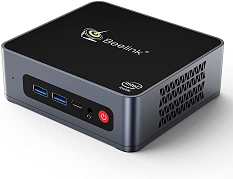 Beelink U59 Mini PC Windows 10 Pro, 11th Gen Intel Processor(Up to 2.9GHz) 16GB RAM 512GB SSD, 60Hz 4K UHD, Dual HDMI, USB 3.0, Dual Band WiFi, Gigabit Ethernet, BT 4.2, Auto Power On