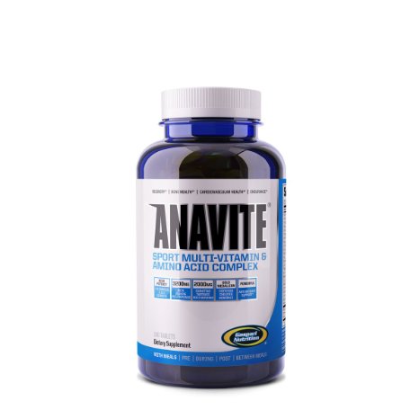 Gaspari Anavite, The Best Multivitamin for Men and Women with Beta-Alanine & L-Carnitine, Sports Nutrition Multi-Vitamin for Better Post Workout Recovery and Nitric Oxide Production, 180 Tabs